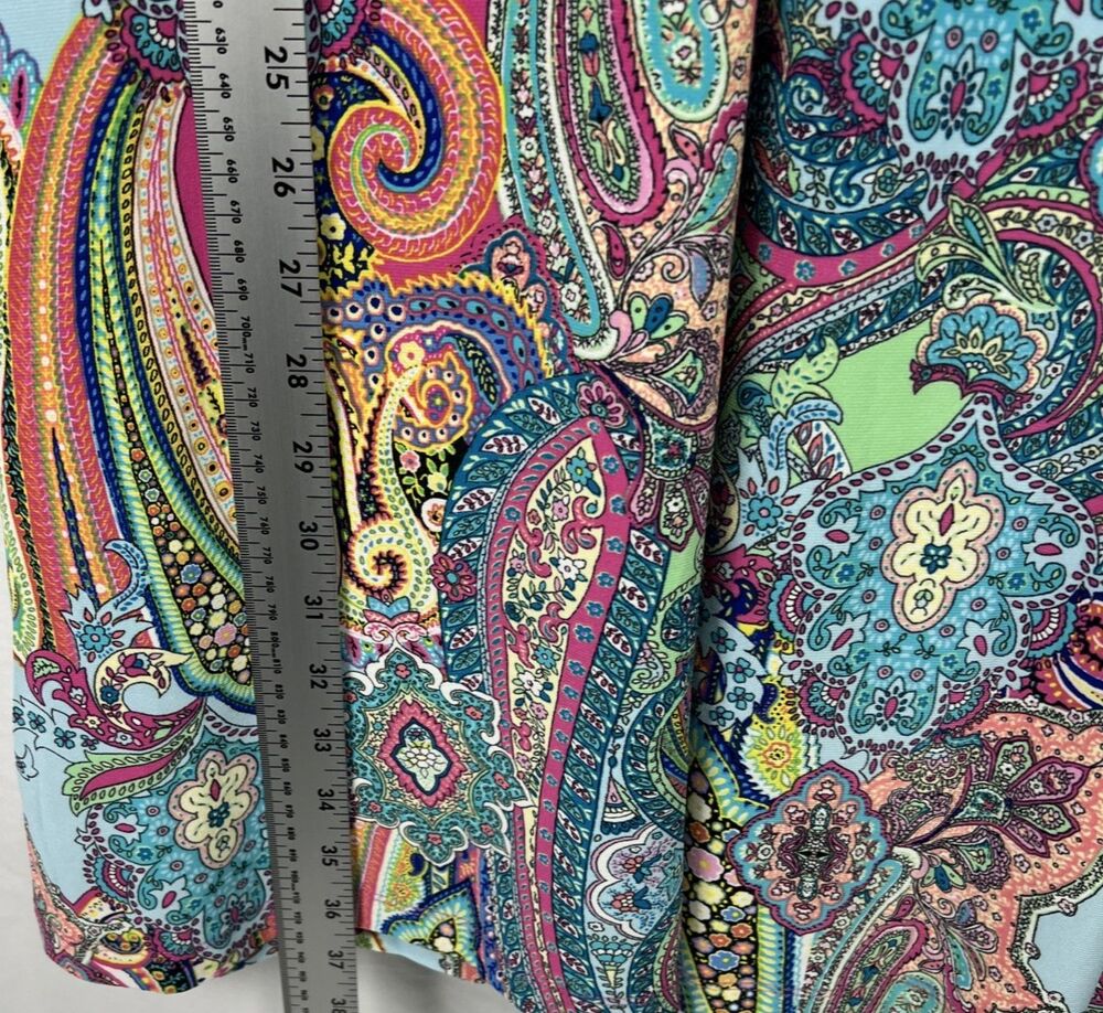 Tommy Hilfiger Grandma Vibrant Paisley Sheath Dress Size 8 NWT - Picture 5 of 9